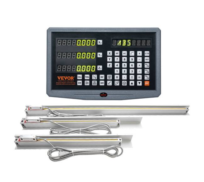 Skaitmeninis 3 ašių DRO ekranas su linijine skalė8