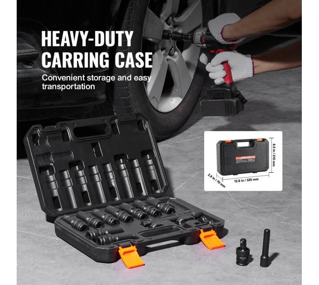 360 laipsnių sukinamų smūginių galvučių rinkinys, 14 vnt.5