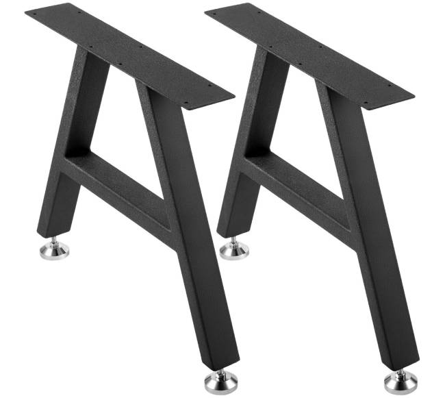 Metalinis stalo kojų rinkinys, A formos9