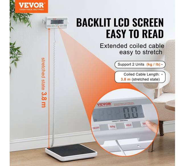 Nešiojama medicininė skaitmeninė svarstyklių platforma1