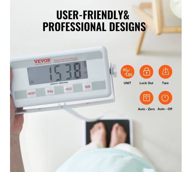 Nešiojama medicininė skaitmeninė svarstyklių platforma4