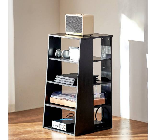 5 aukštų AV medijos stovas reguliuojamas aukštis7