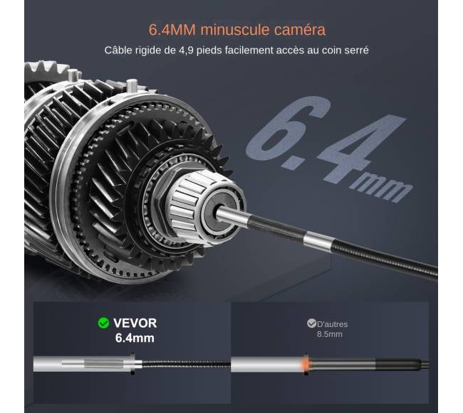 Dviejų krypčių endoskopas su 180 lankstymu2