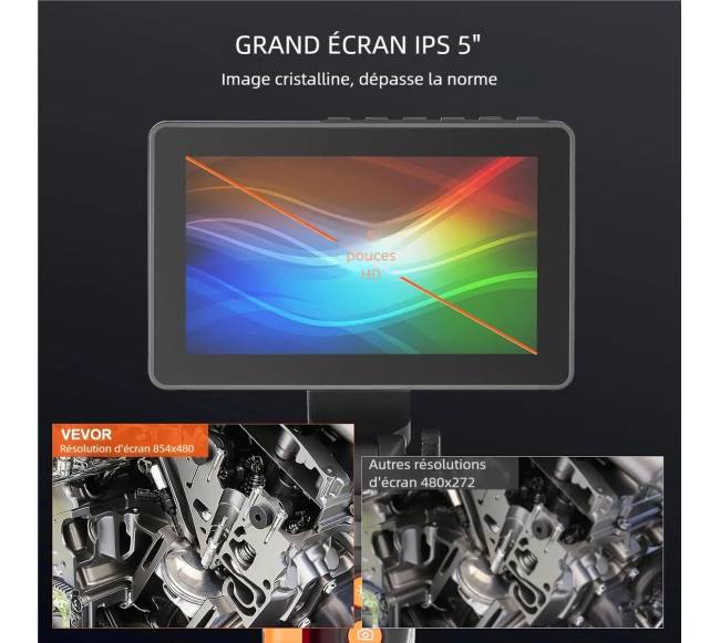 Dviejų krypčių endoskopas su 180 lankstymu3