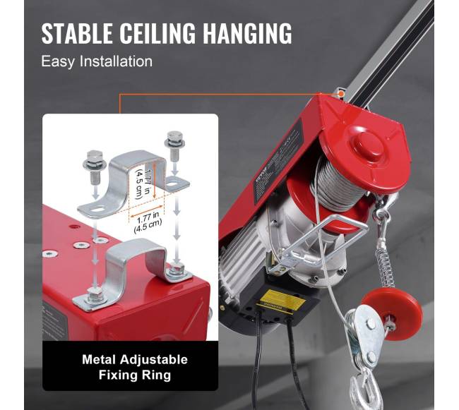 Elektrinis keltuvas su 6 m valdymu ir kabeliu5