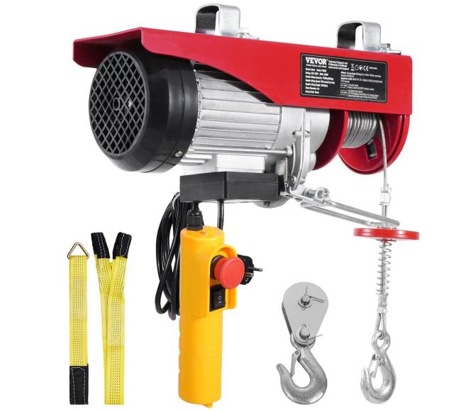 Elektrinis keltuvas su 6 m valdymu ir kabeliu8