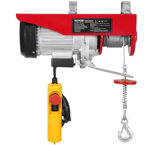 Elektrinis keltuvas su 6 m valdymu ir kabeliu9