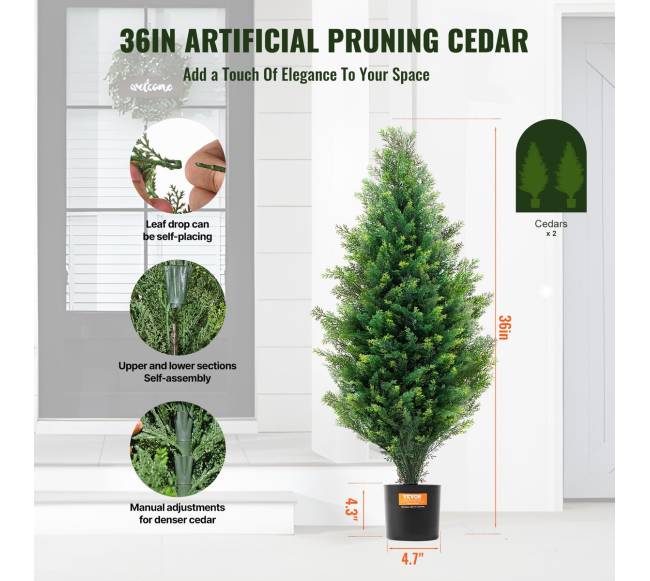 Dirbtinė kedro topiarija (2 vnt.) vidujelauke2