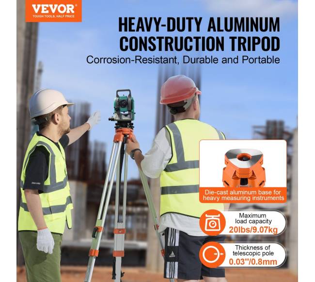 Lazerių lygio trikojo stovas su aukščio reguliavimu1