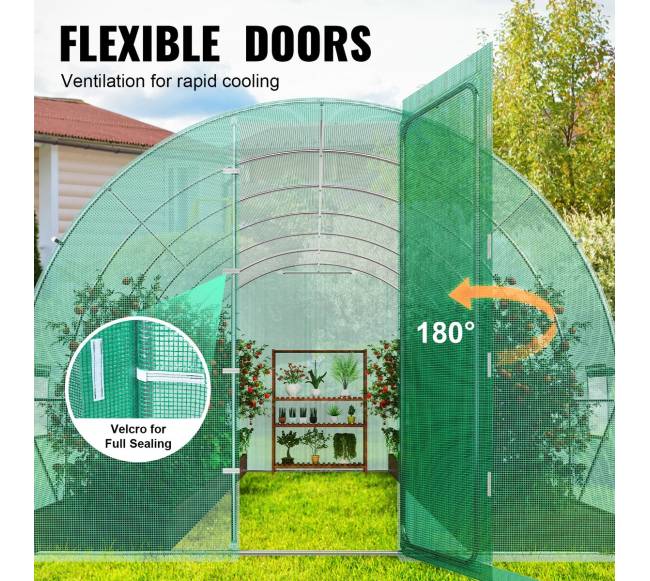 Tunelinė šiltnamio konstrukcija su PE danga4