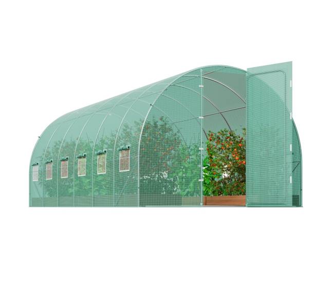Tunelinė šiltnamio konstrukcija su PE danga8