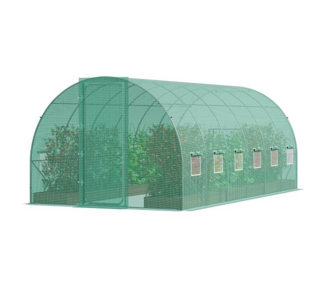 Tunelinė šiltnamio konstrukcija su PE danga9