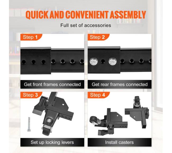 Universalus mobilus stovas įrankiams, iki 680 kg4