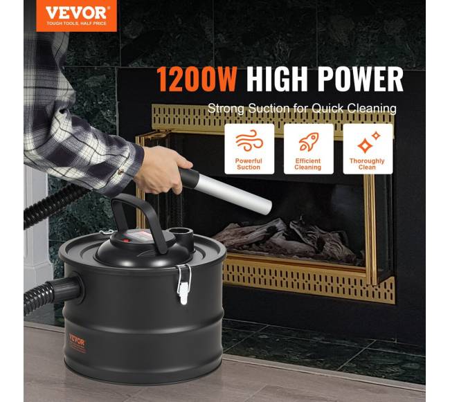 Pelenų siurblys 15L 1200W židiniams ir griliams1