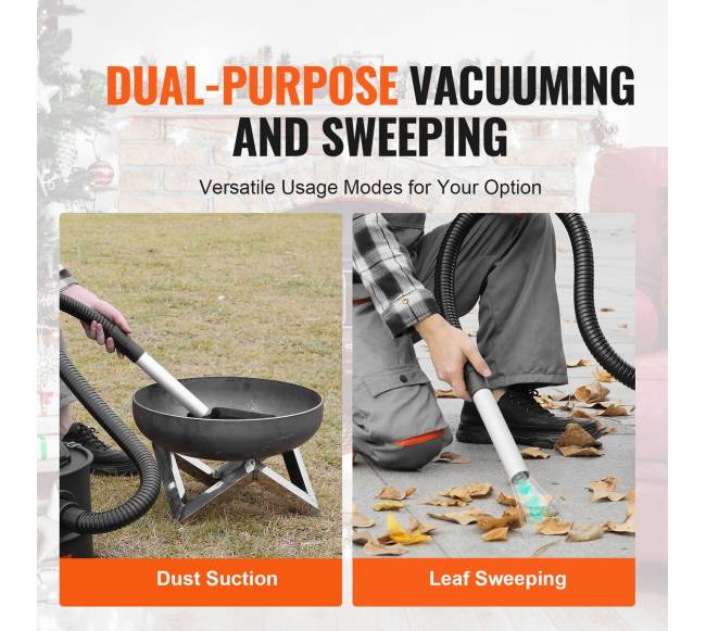 Pelenų siurblys 15L 1200W židiniams ir griliams5