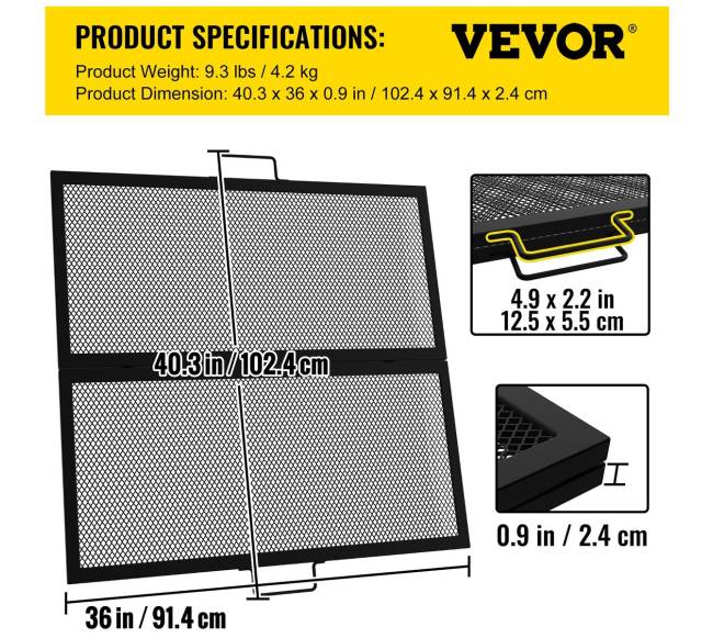 Kvadratinė kepsninė 91 cm x 91 cm6
