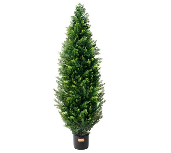 2 vnt. 1.2 m dirbtinės kedro lajos augalai9