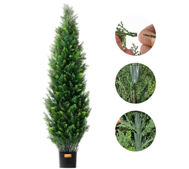 Dirbtinis kedro medelis UV viduje ir lauke10