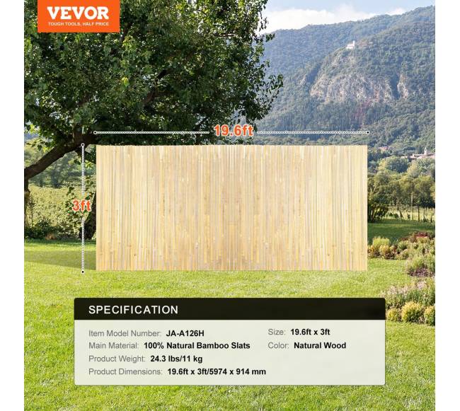 Bambuko tvoros sklendė 91 cm aukščio6