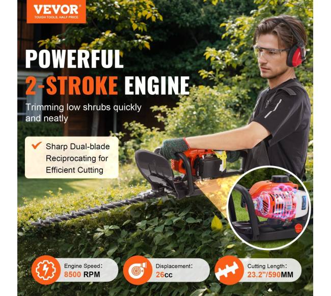 59 cm benzininis gyvatvorių žirklės1