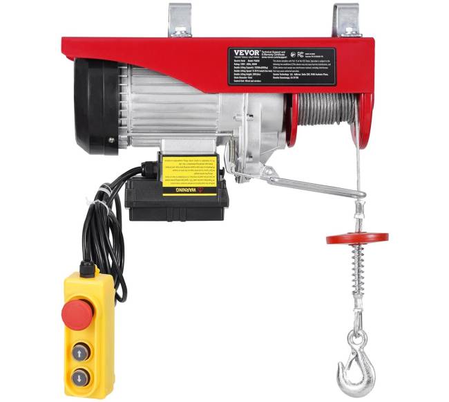 Elektrinis keltuvas gervė su nuotolinio valdymo pultu9