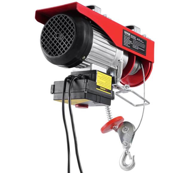 Elektrinis keltuvas gervė su nuotolinio valdymo pultu10