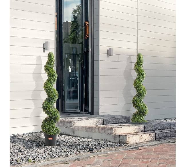 2 dirbtiniai buksmedžio medeliai UV apsauga7