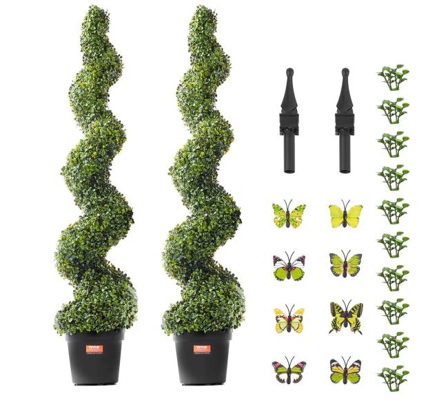 2 dirbtiniai buksmedžio medeliai UV apsauga8