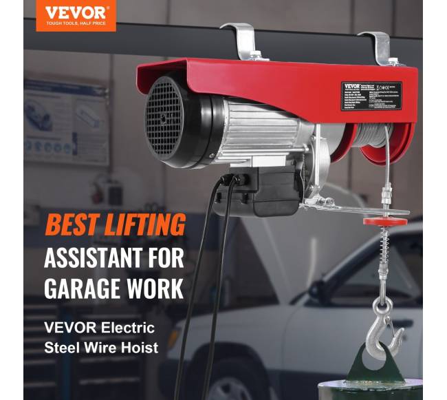 Elektrinis gervė kranas su pulteliu 230V1