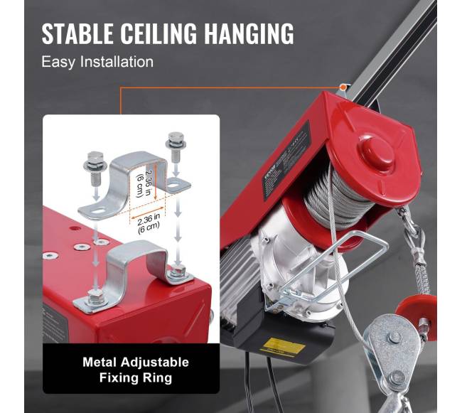 Elektrinis gervė kranas su pulteliu 230V5