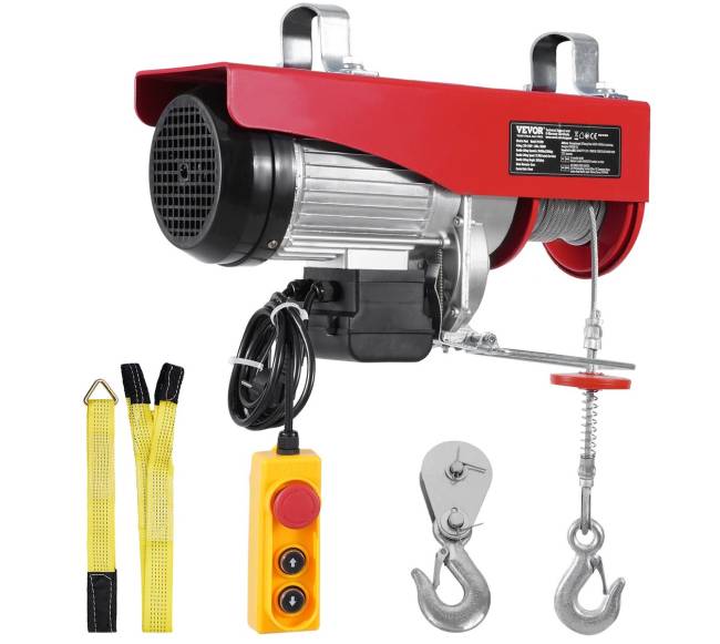 Elektrinis gervė kranas su pulteliu 230V8