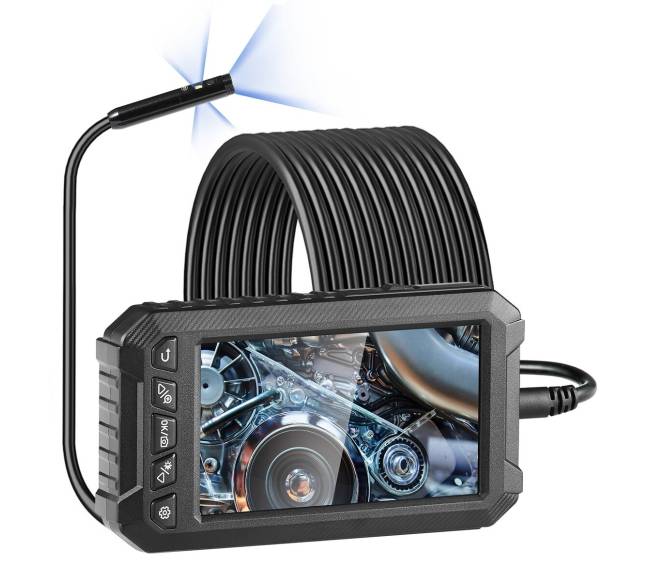 Endoskopas su šviesomis ir triguba lęšiais 5 m laidu10