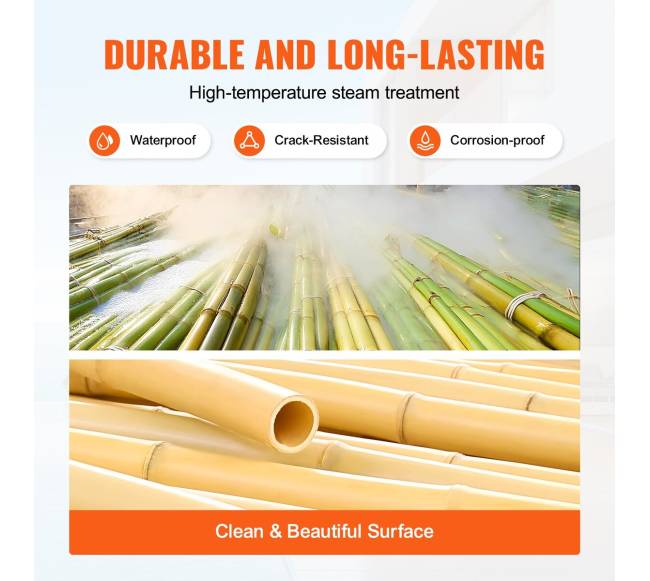 Natūrali bambuko tvora 2438 x 1219 mm2