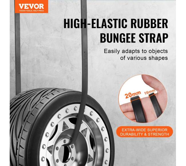 20 vnt plokščių tempimo diržų rinkinys su S-formos kabliu1