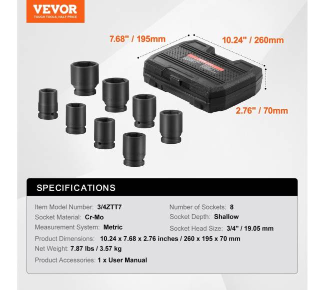 34 colio smūginis veržlių galvučių komplektas6