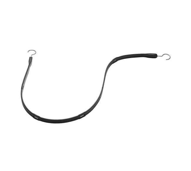 4 dalių plokščių guminių diržų rinkinys su kabliais10