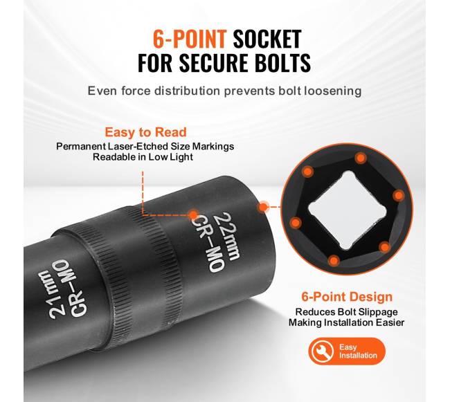 Ratų veržlių antgalių rinkinys su 12 įvadu3