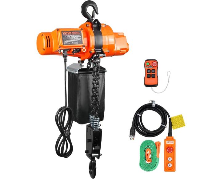 Elektrinis grandininis keltuvas 1 tonos0