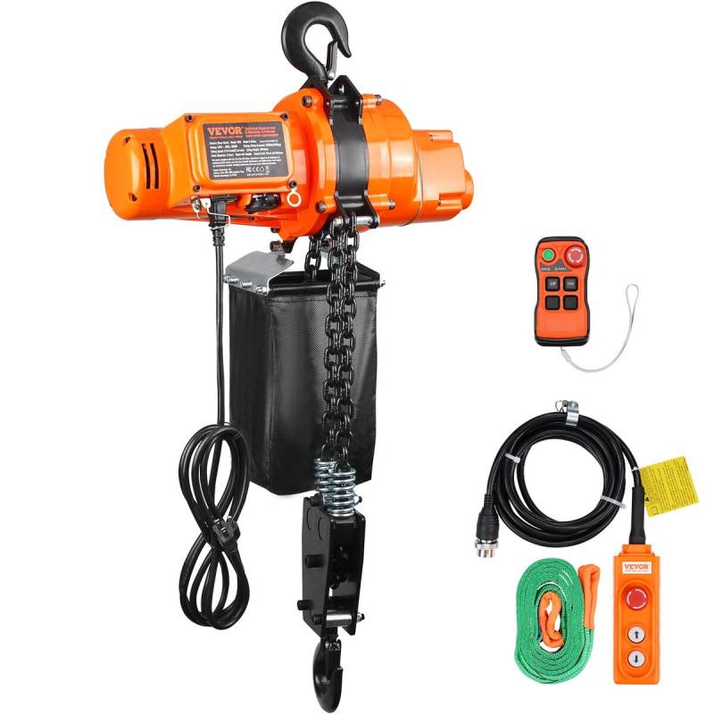 Elektrinis grandininis keltuvas 1 tonos0