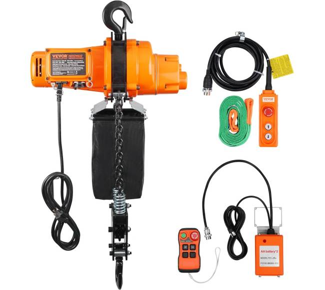 Elektrinis grandininis keltuvas 1 tonos8