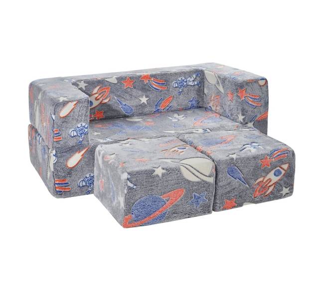 Modulinis žaislų sofos komplektas vaikams 4 dalių0