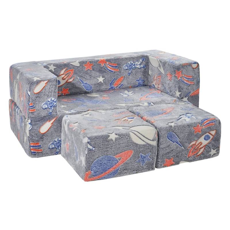 Modulinis žaislų sofos komplektas vaikams 4 dalių0