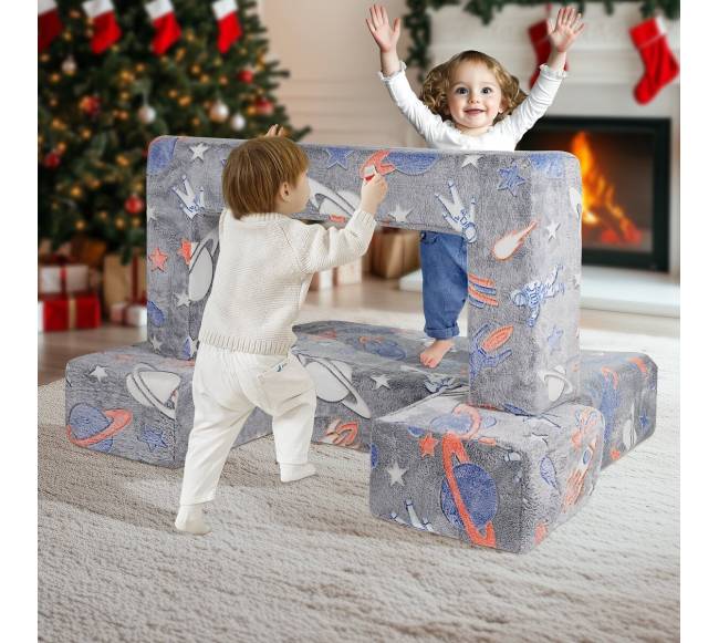 Modulinis žaislų sofos komplektas vaikams 4 dalių7