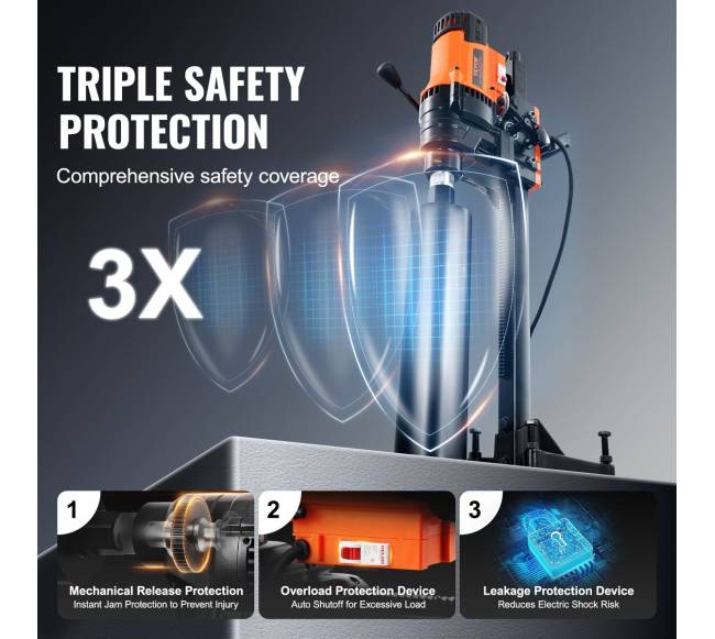 Deimantinė gręžimo mašina su stovu 3200W6