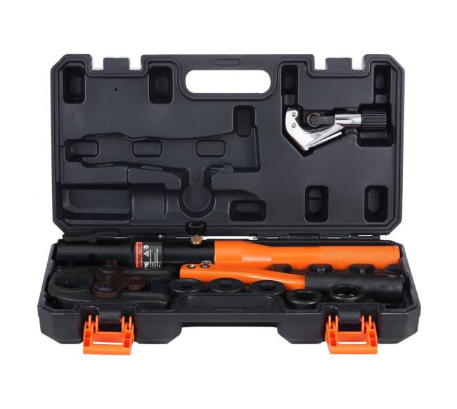 Vario vamzdžių presavimo įrankis su 360 pasukimu0