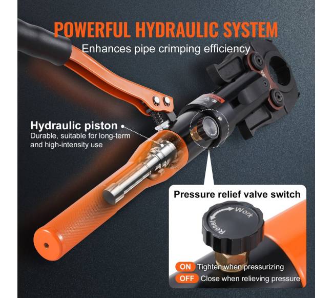 Vario vamzdžių presavimo įrankis su 360 pasukimu3