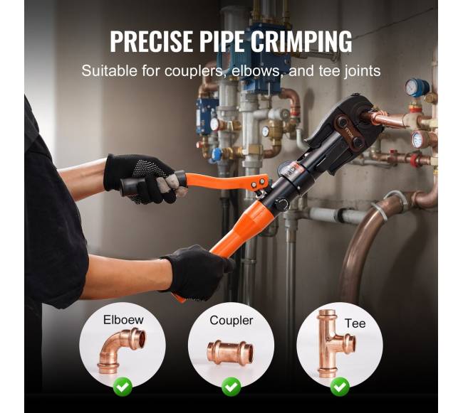 Vario vamzdžių presavimo įrankis su 360 pasukimu5