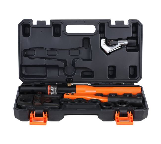 Vario vamzdžių presavimo įrankis su 360 pasukimu9