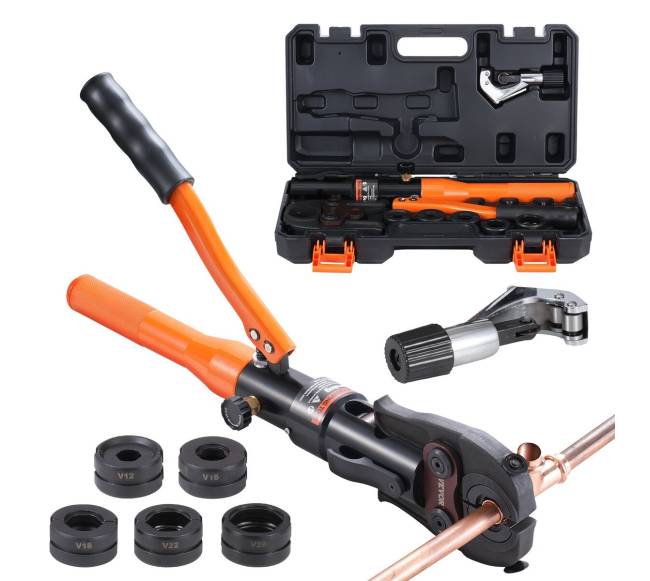 Vario vamzdžių presavimo įrankis su 360 pasukimu10