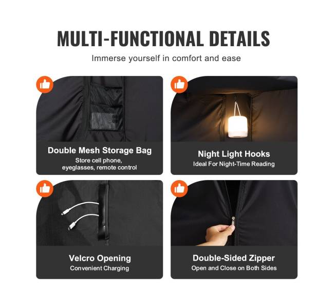 Trijų durų lovos palapinė su tamsinimu3